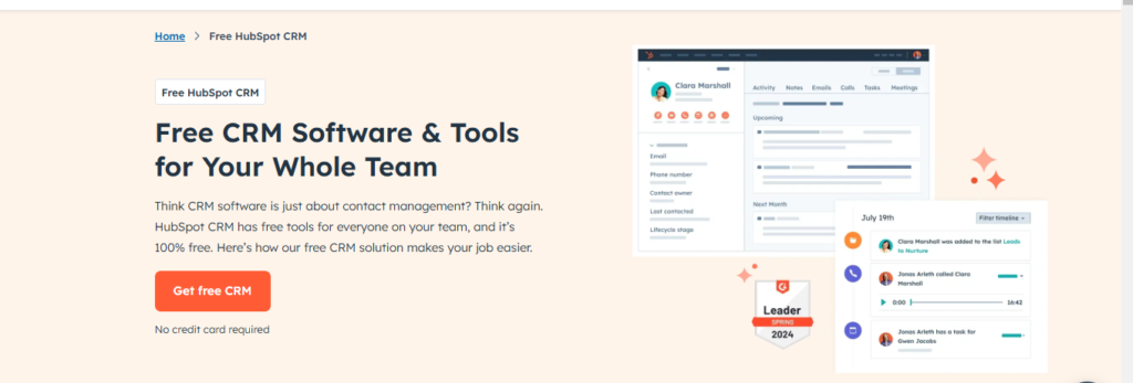 HubSpot CRM Features

