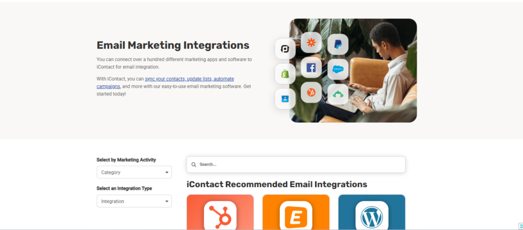 Integrations iContact