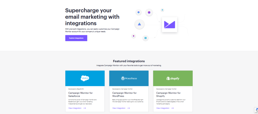 Integrations Campaign Monitor