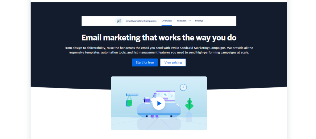 Email Marketing Features SendGrid