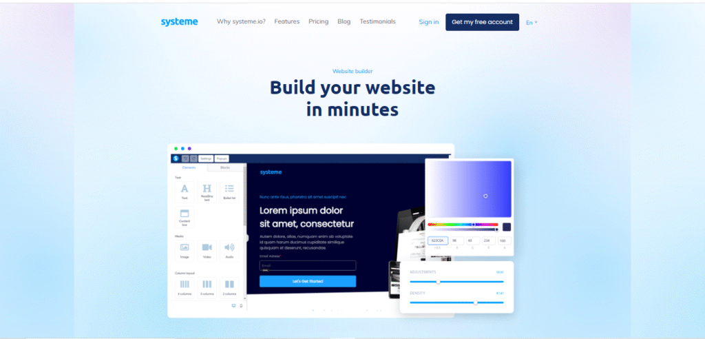 Website & Landing Page Builder