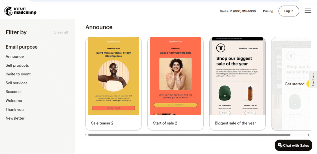 Mailchimp Email Templates and Design Tools