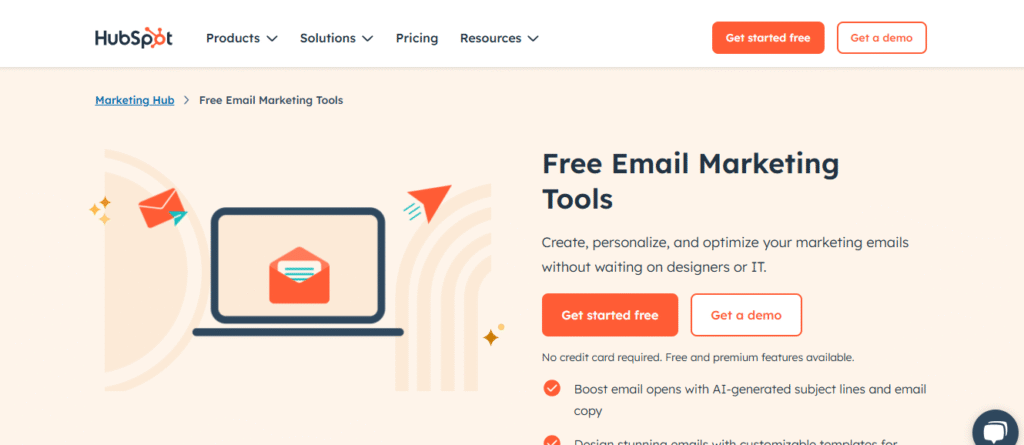 HubSpot Email Marketing Tools 