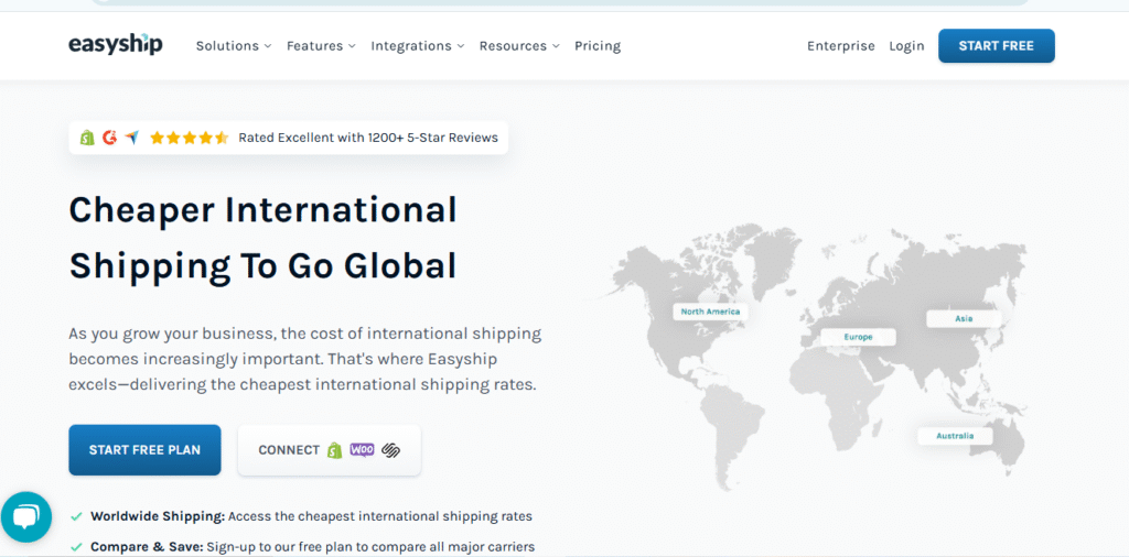 International Shipping Capabilities
