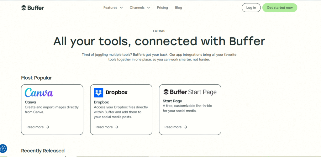Integrations with Other Tools Buffer